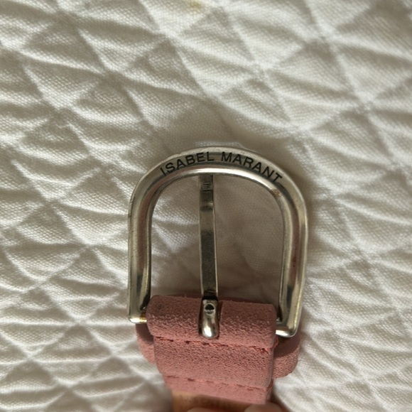 Isabel Marant lightly used pink suede belt, size small - Picture 5 of 5